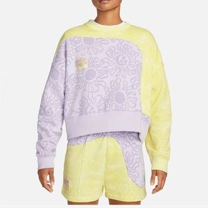 Nike Uphoria Yellow and Lavender Sweatshirt